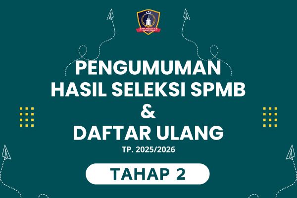 SMK N 2 Tebing Tinggi - Pengumuman Hasil Seleksi & Daftar Ulang SPMB Tahap II